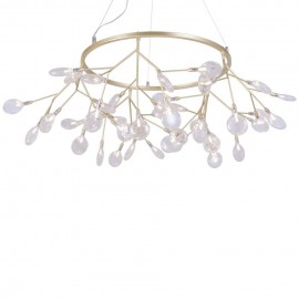 Подвесная люстра Crystal Lux Evita SP45 D Gold/Transparent - evita_sp45_d_gold_transparent_1