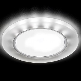 Встраиваемый светодиодный светильник Ambrella light GX53 LED G214 CH/WH - g214_c_____1