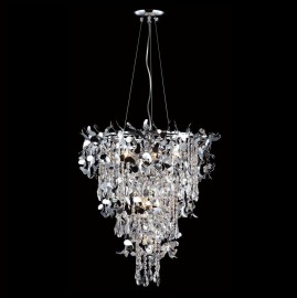 Подвесная люстра Crystal Lux Romeo SP10 Chrome D600 - Подвесная люстра Crystal Lux Romeo SP10 Chrome D600