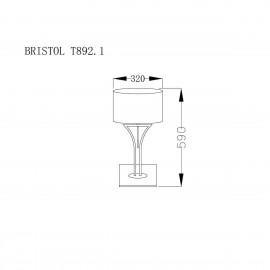 Настольная лампа Lucia Tucci Bristol T892.1 - bristol_t892_1_1