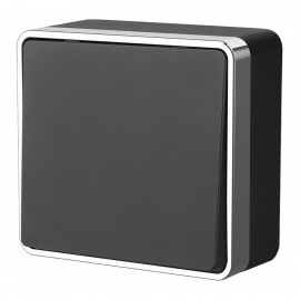 Выключатель одноклавишный Werkel Gallant черный/хром W5012035 4690389164101 - Выключатель одноклавишный Werkel Gallant черный/хром W5012035 4690389164101