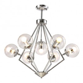 Подвесная люстра Crystal Lux Fabricio Fabricio SP7 Chrome/Transparente - Подвесная люстра Crystal Lux Fabricio Fabricio SP7 Chrome/Transparente
