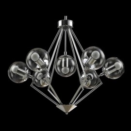 Подвесная люстра Crystal Lux Fabricio Fabricio SP7 Chrome/Transparente - fabricio_sp7_chrome_transparente_2
