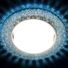 Встраиваемый светодиодный светильник Ambrella light GX53 LED G298 CL/CLD - g298_cl_cld_1