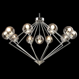 Подвесная люстра Crystal Lux Fabricio SP11 Chrome/Transparente - fabricio_sp11_chrome_transparente_2