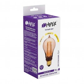 Лампа светодиодная Hiper E27 4W 1800K дымчатая HL-2221 - _l_2221_2