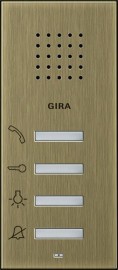 Квартирная станция накладного монтажа Gira System 55 бронза 1250603 - Квартирная станция накладного монтажа Gira System 55 бронза 1250603
