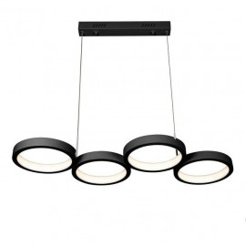 Подвесной светодиодный светильник iLedex Ring Star 9004-4-D BK - 9004_4_d_bk_1