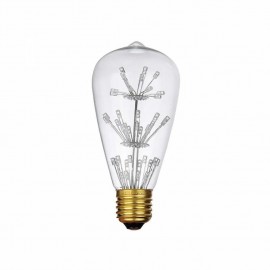 Лампа светодиодная филаментная Loft IT E27 3W прозрачная ST64-47LED - Лампа светодиодная филаментная Loft IT E27 3W прозрачная ST64-47LED