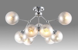 Потолочная люстра Crystal Lux Medea PL9 Chrome - medea_pl9_chrome_1