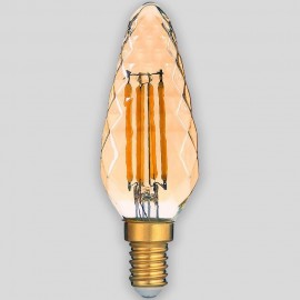 Лампа светодиодная филаментная Hiper E14 6W 2700K янтарная HL-2215 - Лампа светодиодная филаментная Hiper E14 6W 2700K янтарная HL-2215