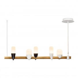 Подвесная светодиодная люстра Loft IT Whisper 1028-5WH - Подвесная светодиодная люстра Loft IT Whisper 1028-5WH