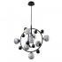 Подвесная люстра Crystal Lux Salvadore SP8V Black Chromium - Подвесная люстра Crystal Lux Salvadore SP8V Black Chromium