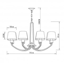 Подвесная люстра Vele Luce Salvia VL1033L08 - vl1033l08_3