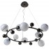 Подвесная люстра Crystal Lux Salvadore SP9H Black Chromium - Подвесная люстра Crystal Lux Salvadore SP9H Black Chromium