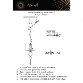 Подвесной светильник Aployt Dorian APL.743.06.01 - apl_743_06_01_1