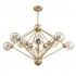 Подвесная люстра Crystal Lux Francisca SP10 Gold/Cognac - francisca_sp10_gold_cognac_1