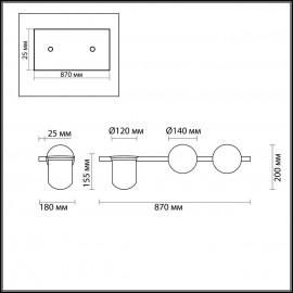 Настенный светильник Odeon Light Flower 4681/2W - 4681_2__2