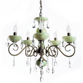 Подвесная люстра Arte Lamp Onyx Green A9592LM-5AB - Подвесная люстра Arte Lamp Onyx Green A9592LM-5AB