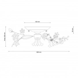 Потолочная люстра Lucia Tucci Fiori Di Rose 109.6.1 - fiori_di_rose_109_6_1_1