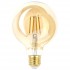 Лампа светодиодная филаментная ЭРА E27 7W 2400K прозрачная  F-LED G95-7W-824-E27 gold Б0047662 - Лампа светодиодная филаментная ЭРА E27 7W 2400K прозрачная  F-LED G95-7W-824-E27 gold Б0047662