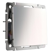 Выключатель Werkel одноклавишный глянцевый никель WL02-SW-1G 4690389045738