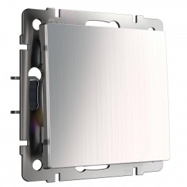 Выключатель Werkel одноклавишный глянцевый никель WL02-SW-1G 4690389045738 - Выключатель Werkel одноклавишный глянцевый никель WL02-SW-1G 4690389045738