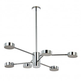 Подвесная люстра Crystal Lux Goracio SP6+1 D800 Chrome - Подвесная люстра Crystal Lux Goracio SP6+1 D800 Chrome