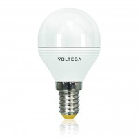 Лампа светодиодная диммируемая Voltega E14 6W 4000К матовая VG2-G2E14cold6W-D 5494