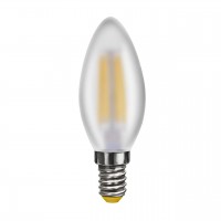 Лампа светодиодная филаментная Voltega E14 4W 4000К матовая VG10-C2E14cold4W-F 7000