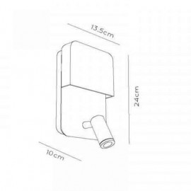 Настенный светодиодный светильник Lucide Boxer 79200/08/30 - 79200_08_30_1