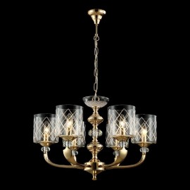 Подвесная люстра Crystal Lux Gracia SP6 Gold - Подвесная люстра Crystal Lux Gracia SP6 Gold