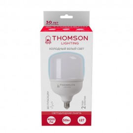 Лампа светодиодная Thomson E27 50W 6500K цилиндр матовая TH-B2366 - t__b2366_3