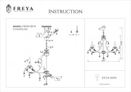 Подвесная люстра Freya Dezi FR3040-PL-08-WG - fr3040_pl_08__g_1