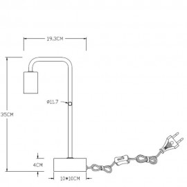 Настольная лампа Lucide Lorin 45565/01/30 - 45565_01_30_2