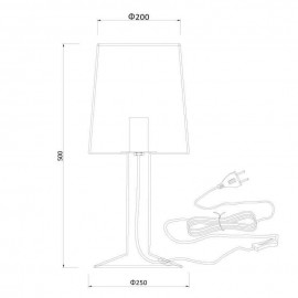 Настольная лампа Lucide Louis 78575/50/31 - 78575_50_31_1