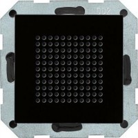 Динамик Gira System 55 радиоприемника RDS черное стекло 228205