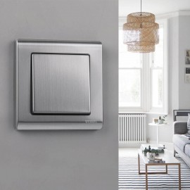 Выключатель Werkel одноклавишный проходной глянцевый никель WL02-SW-1G-2W 4690389045745 - Выключатель Werkel одноклавишный проходной глянцевый никель WL02-SW-1G-2W 4690389045745