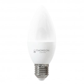Лампа светодиодная Thomson E27 6W 3000K свеча матовая TH-B2357 - Лампа светодиодная Thomson E27 6W 3000K свеча матовая TH-B2357