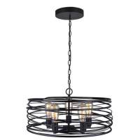 Люстра подвесная Carol TL1187H-05BK Toplight