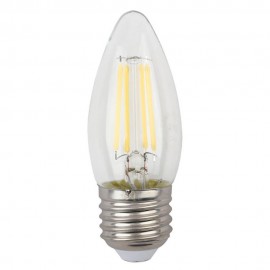 Лампа светодиодная филаментная ЭРА E27 7W 2700K прозрачная F-LED B35-7W-827-E27 Б0027950 - Лампа светодиодная филаментная ЭРА E27 7W 2700K прозрачная F-LED B35-7W-827-E27 Б0027950
