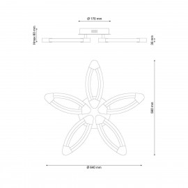 Потолочная светодиодная люстра Lucia Tucci Modena 183.5 LED - modena_183_5_led_1