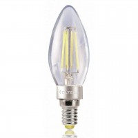 Лампа светодиодная Voltega E14 4W 2800К прозрачная VG1-CС1E14warm4W-F 4672