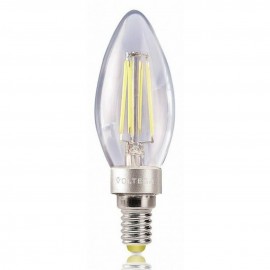 Лампа светодиодная Voltega E14 4W 2800К прозрачная VG1-CС1E14warm4W-F 4672 - Лампа светодиодная Voltega E14 4W 2800К прозрачная VG1-CС1E14warm4W-F 4672
