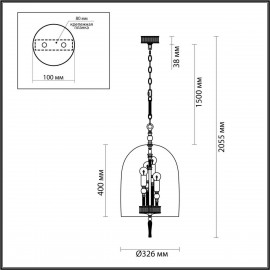 Подвесная люстра Odeon Light Bell 4882/4 - Подвесная люстра Odeon Light Bell 4882/4