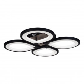 Потолочная светодиодная люстра iLedex Clover 6885/4 BK - 6885_4_bk_1