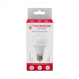 Лампа светодиодная Thomson E27 7W 3000K груша матовая TH-B2001 - t__b2001_2