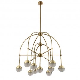Подвесная люстра Crystal Lux Truena SP-PL6+3+1 Bronze - Подвесная люстра Crystal Lux Truena SP-PL6+3+1 Bronze