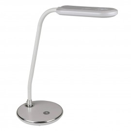 Настольная лампа Volpe TLD-522 Silver/LED/360Lm/6000K/Dimmer 10290 - Настольная лампа Volpe TLD-522 Silver/LED/360Lm/6000K/Dimmer 10290