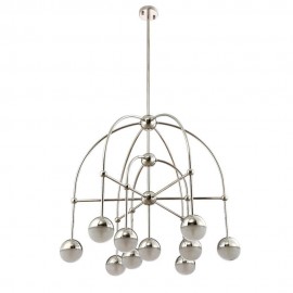 Подвесная люстра Crystal Lux Truena SP-PL6+3+1 Nickel - Подвесная люстра Crystal Lux Truena SP-PL6+3+1 Nickel
